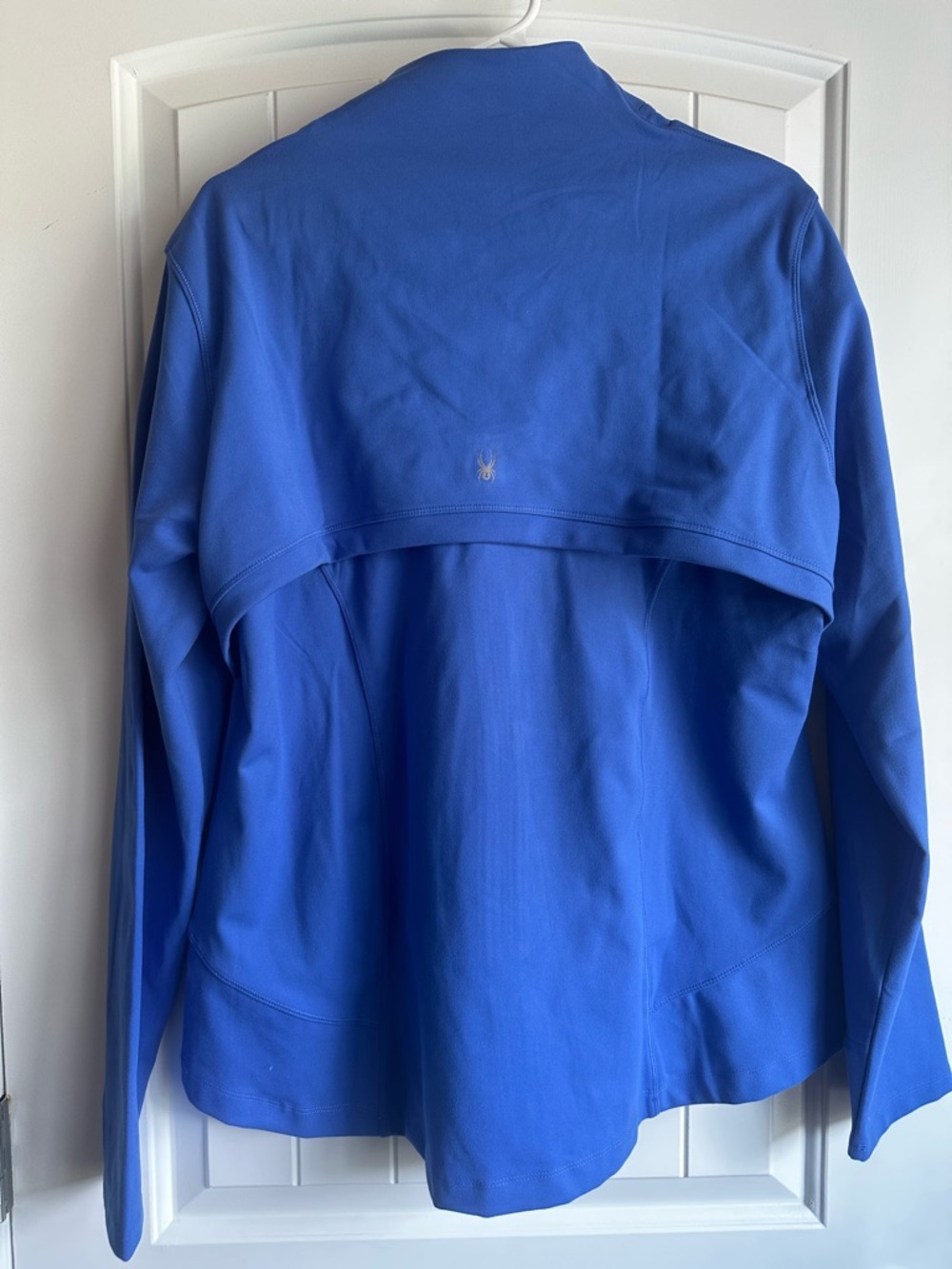 Spyder Active Women’s Blue Track Jacket Full Zip Mesh Zip Pockets XXL NWT - Picture 2 of 5